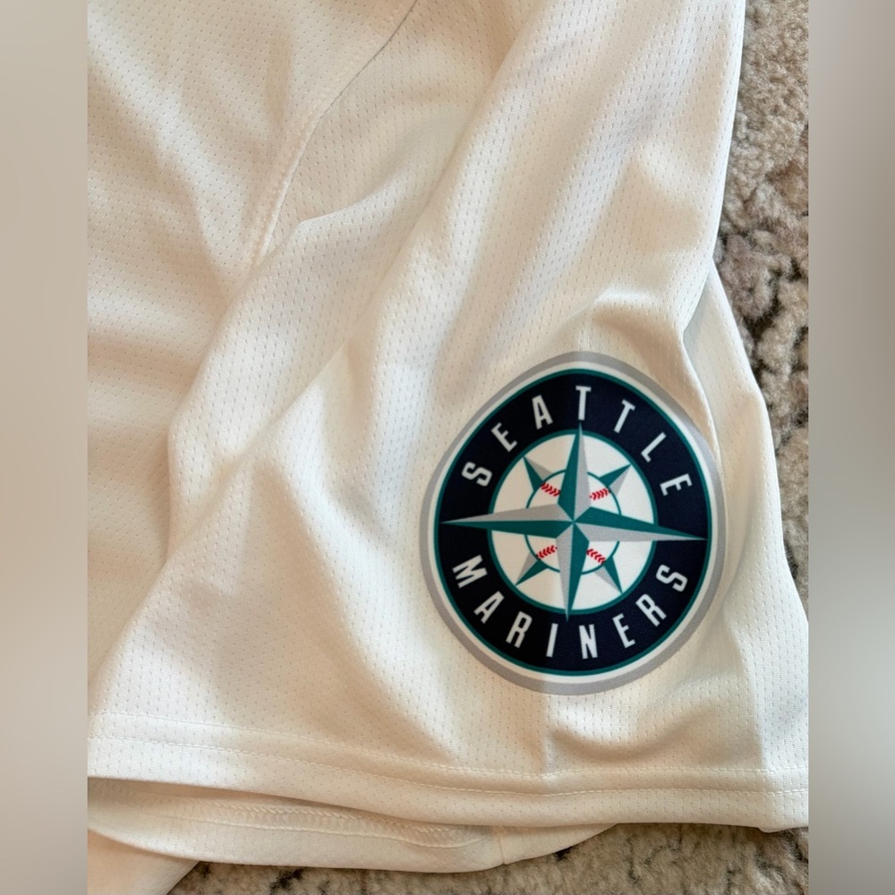 Nike Authentic Seattle Mariners Cal Raleigh #29 White MLB Jersey Men’s Sz: XXL - Picture 6 of 9